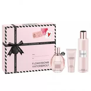 VIKTOR & ROLF FLOWERBOMB SET (edp 100ml+b/lot 200ml+sh/cream 30ml)