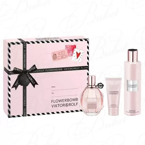 Набор VIKTOR & ROLF FLOWERBOMB SET (edp 100ml+b/lot 200ml+sh/cream 30ml)