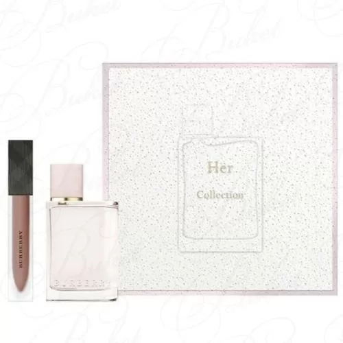 Набор BURBERRY BURBERRY HER SET (edp 50ml+Liquid Lip Velvet №05 Fawn)