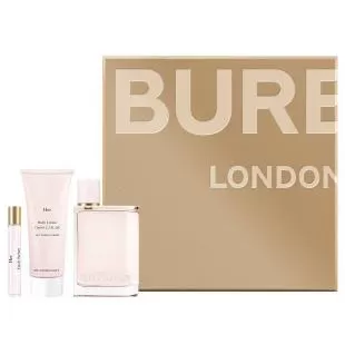 BURBERRY BURBERRY HER SET (edp 100ml+edp 7.5ml+b/lot 75ml)