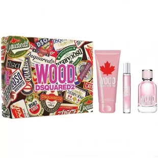 DSquared2 WOOD POUR FEMME SET (edt 100ml+sh/gel 150ml+edt 10ml)