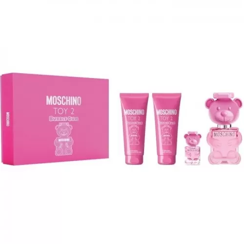 Набор MOSCHINO TOY 2 BUBBLE GUM SET (edt 100ml+b/lot 100ml+sh/gel 100ml+edt 5ml)