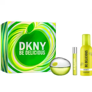 DONNA KARAN DKNY BE DELICIOUS SET (edp 100ml+edp 15ml+sh/mousse 150ml)