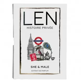 Len Fragrances SHE & MALE extrait de parfum 1.8ml