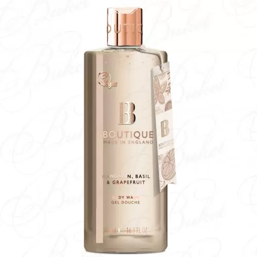 Гель для душа Boutique Body Wash Mandarin, Basil & Grapefruit 500ml