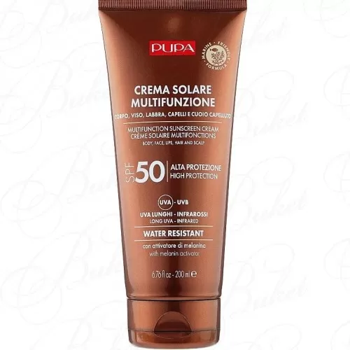 Крем для лица и тела PUPA MULTIFUNCTION SUNSCREEN CREAM SPF 50 200ml