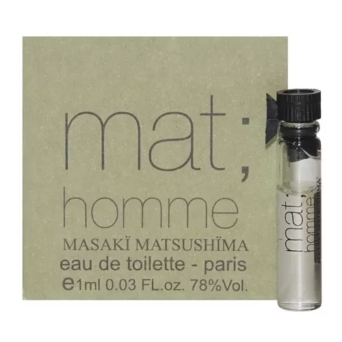 Пробник Masaki Matsushima MAT; HOMME 1ml edt
