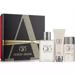 ARMANI ACQUA DI GIO FOR HIM SET (edt 100ml+a/sh balm 75ml+deo-stick 75ml)