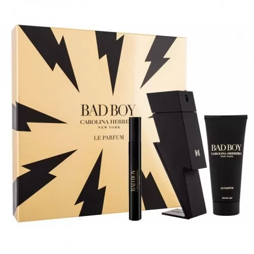 Набор CAROLINA HERRERA BAD BOY LE PARFUM SET (edp 100ml+sh/gel 100ml+edp 10ml)