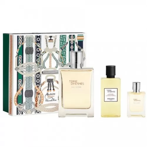 Набор HERMES TERRE D`HERMES EAU GIVREE SET (edp 100ml+edp 12.5ml+sh/gel 80ml)