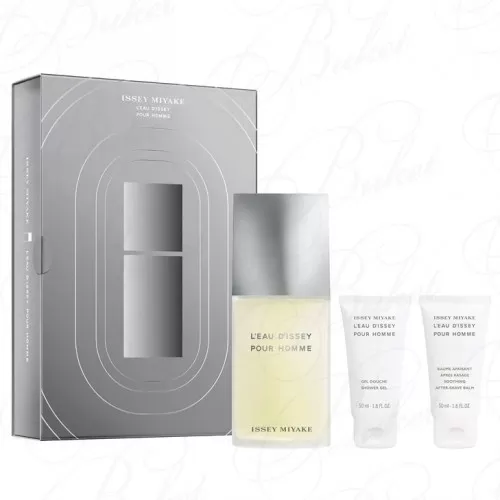 Набор Issey Miyake L`EAU D`ISSEY POUR HOMME SET (edt 125ml+a/sh balm 50ml+sh/gel 50ml)