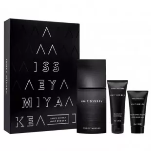 ISSEY MIYAKE NUIT D`ISSEY SET (edt 125ml+sh/gel 75ml+a/sh balm 50ml)