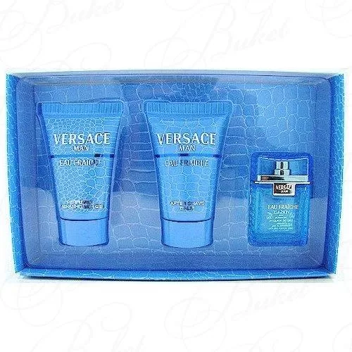 Набор VERSACE MAN EAU FRAICHE SET (edt 5ml+a/sh 25ml+sh/gel 25ml)