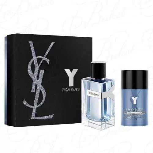 YVES SAINT LAURENT Y SET (edt 100ml+deo-stick 75ml)