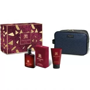 TRUSSARDI UOMO THE RED SET (edt 100ml+sh/gel 100ml+косметичка)