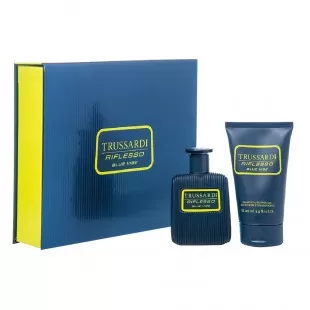 TRUSSARDI RIFLESSO BLUE VIBE SET (edt 50ml+sh/gel 100ml)