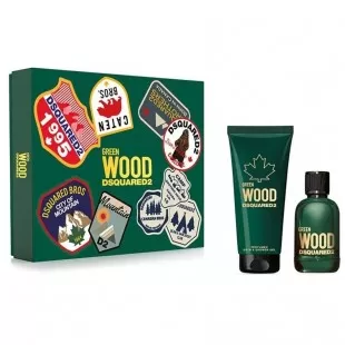 DSQUARED2 WOOD GREEN POUR HOMME SET (edt 100ml+sh/gel 150ml)