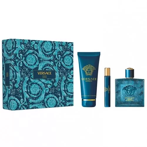Набор VERSACE EROS Parfum SET (edp 100ml+edp 10ml+sh/gel 150ml)