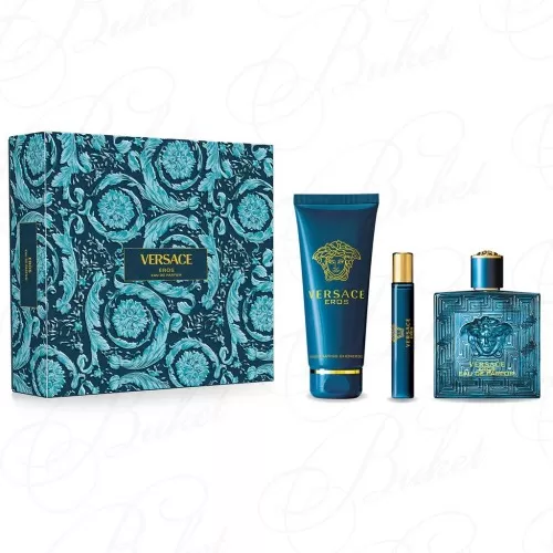 Набор VERSACE EROS Eau de Parfum SET (edp 100ml+edp 10ml+sh/gel 150ml)
