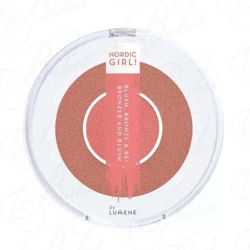 Румяна-бронзер для лица LUMENE MAKE UP NORDIC GIRL! BLUSH, BRONZE & BE! 2