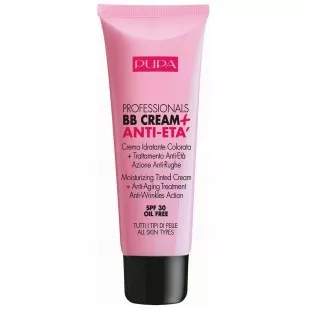 Тональный крем PUPA MAKE UP PROFESSIONALS BB CREAM + ANTI-AGING TREATMENT №001 Nude