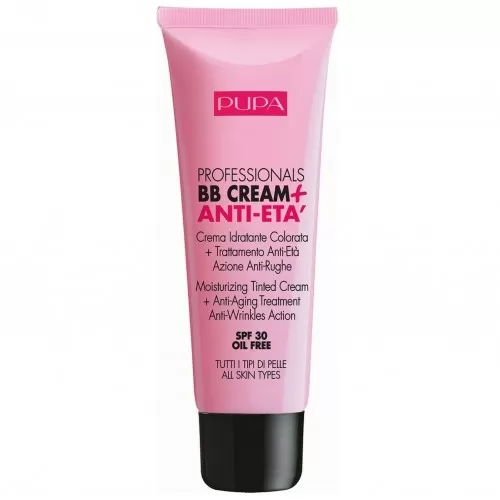 Тональный крем PUPA MAKE UP PROFESSIONALS BB CREAM + ANTI-AGING TREATMENT №001 Nude