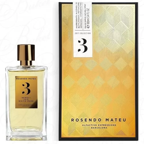 Парфюмерная вода Rosendo Mateu NO.3 NEROLI, IRIS, WHITE MUSK 100ml edp