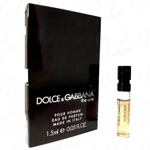 Пробники Dolce & Gabbana THE ONE FOR MEN EAU DE PARFUM 1.5ml edp
