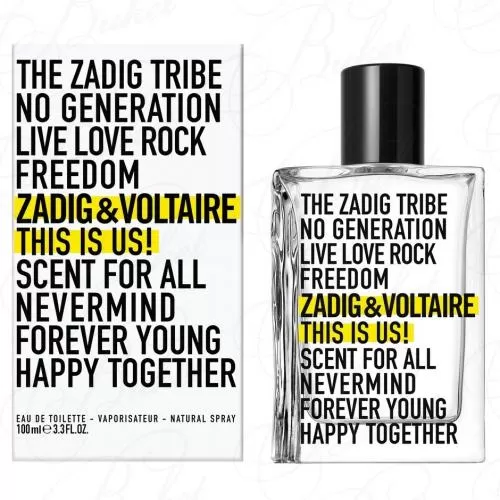 Туалетная вода Zadig & Voltaire THIS IS US! 100ml edt