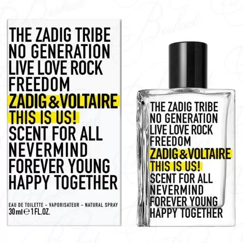 Туалетная вода Zadig & Voltaire THIS IS US! 30ml edt