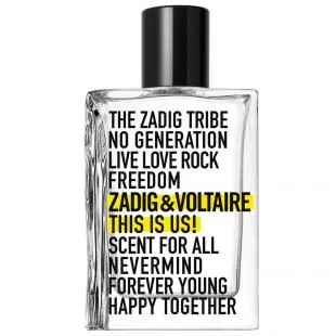 Zadig & Voltaire THIS IS US! 100ml edt TESTER