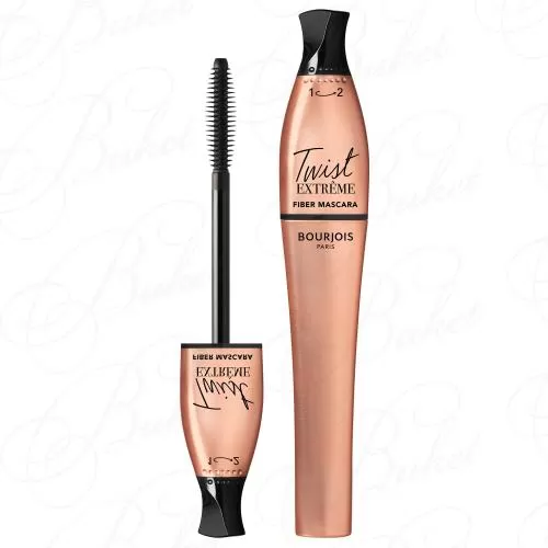 Тушь для ресниц BOURJOIS MAKE UP TWIST EXTRЕME FIBER Чёрная
