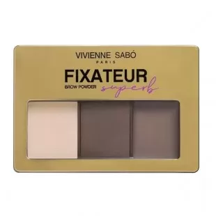 Палетка для бровей VIVIENNE SABO FIXATEUR SUPERB №01 Светло-коричневый