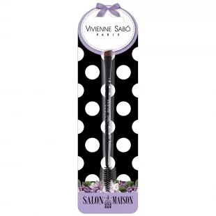 Кисть для бровей VIVIENNE SABO EYEBROW BRUSH DUO