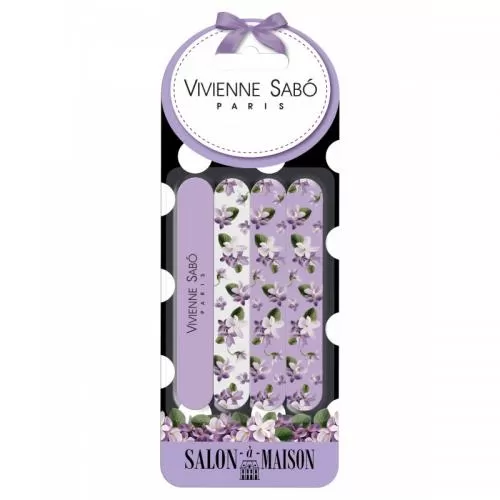 Пилочка для ногтей VIVIENNE SABO NAIL FILE SET 4шт