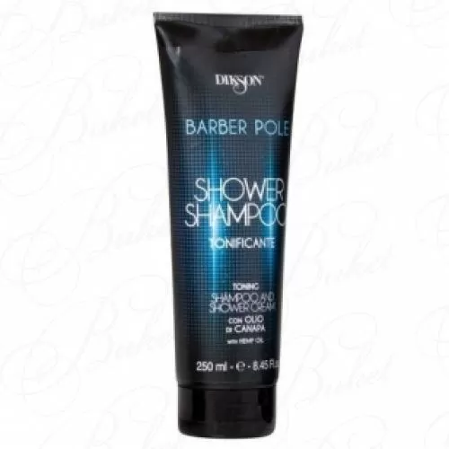 Шампунь для волос и тела DIKSON BARBER POLE TONING SHAMPOO AND SHOWER CREAM 250ml