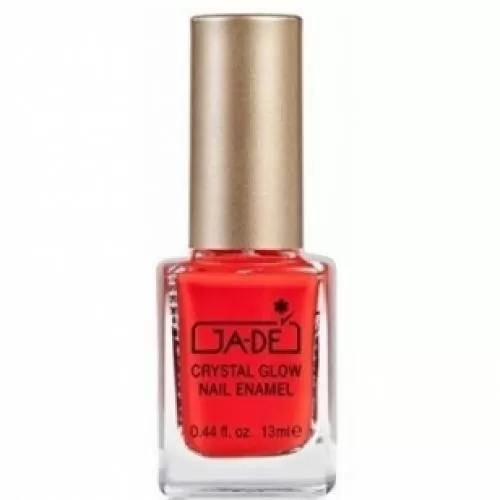 Лак для ногтей JA-DE MAKE UP CRYSTALLIC GLOW NAIL ENAMEL №362 Coral Red