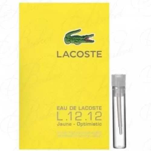 Пробники Lacoste EAU DE L.12.12 YELLOW JAUNE 2ml edt