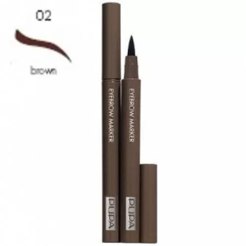 Маркер для бровей PUPA EYEBROW MARKER №02 Brown