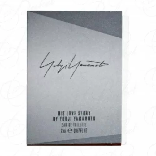 Пробник Yohji Yamamoto HIS LOVE STORY 2ml edt