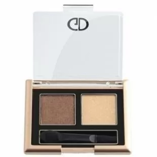 Тени для век JA-DE MAKE UP SOFT SATIN DUO №08 Gold