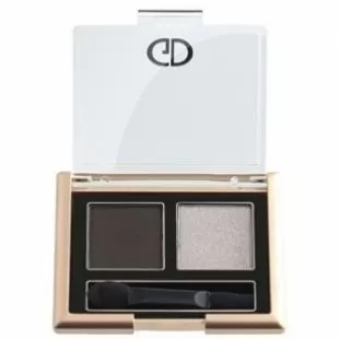 Тени для век JA-DE MAKE UP SOFT SATIN DUO №13 Black Silver