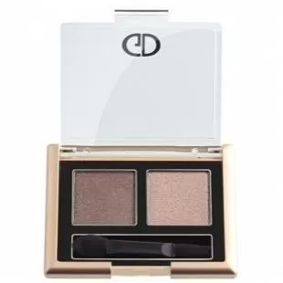Тени для век JA-DE MAKE UP SOFT SATIN DUO №22 Chestnut