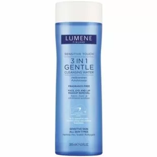 Мицеллярная вода для лица LUMENE SKIN CARE SENSITIVE TOUCH 3 in 1 GENTLE CLEANSING WATER 200ml