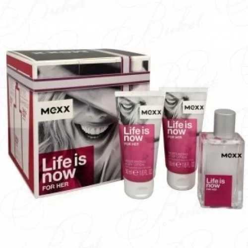 Набор MEXX LIFE IS NOW SET (edt 30ml+b/lot 2*50ml)