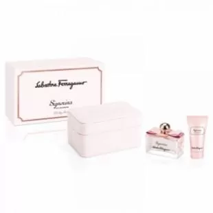 SALVATORE FERRAGAMO SIGNORINA SET (edp 100ml+sh/gel 50ml+bag)