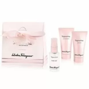 SALVATORE FERRAGAMO SIGNORINA SET (b/mist 40ml+sh/gel 30ml+b/lot 30ml)