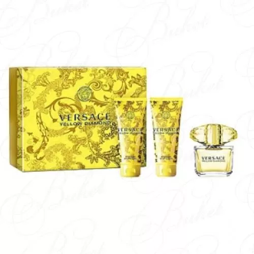 Набор VERSACE YELLOW DIAMOND SET (edt 50ml+b/lot 50ml+sh/gel 50ml)