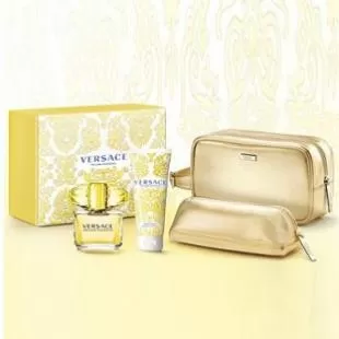 VERSACE YELLOW DIAMOND SET (edt 90ml+b/lot 100ml+bag)