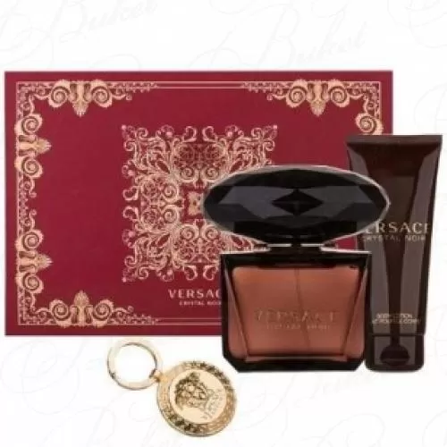 Набор VERSACE CRYSTAL NOIR SET (edt 90ml+b/lot 100ml+брелок)